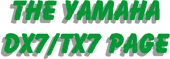 HEADING - Yamaha DX7/TX7